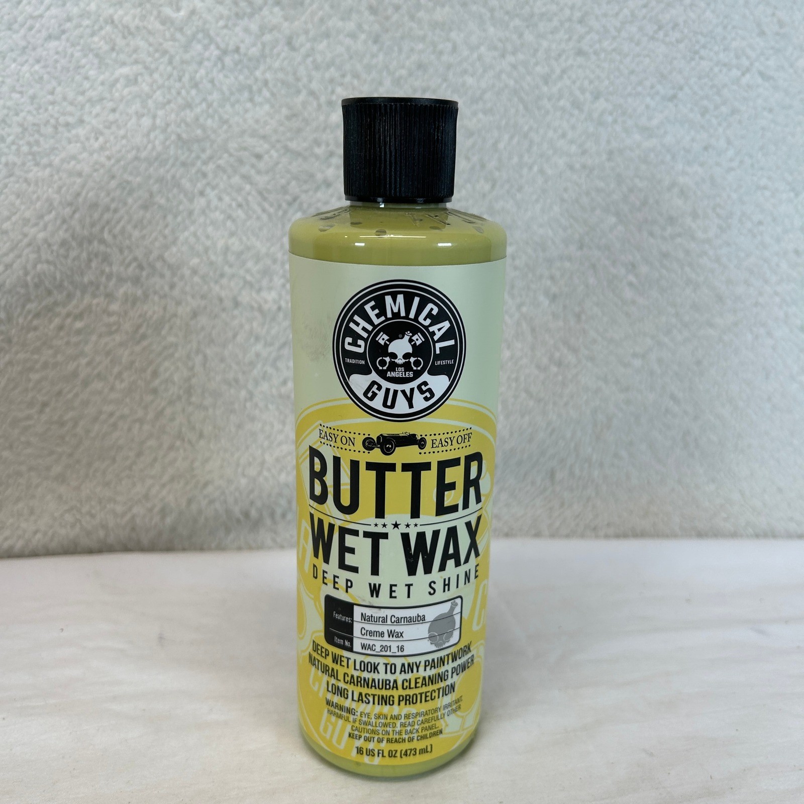 Chemical Guys Butter Wet Wax Deep Wet Shine Liquid Creme Carnauba 16oz 2 Pack