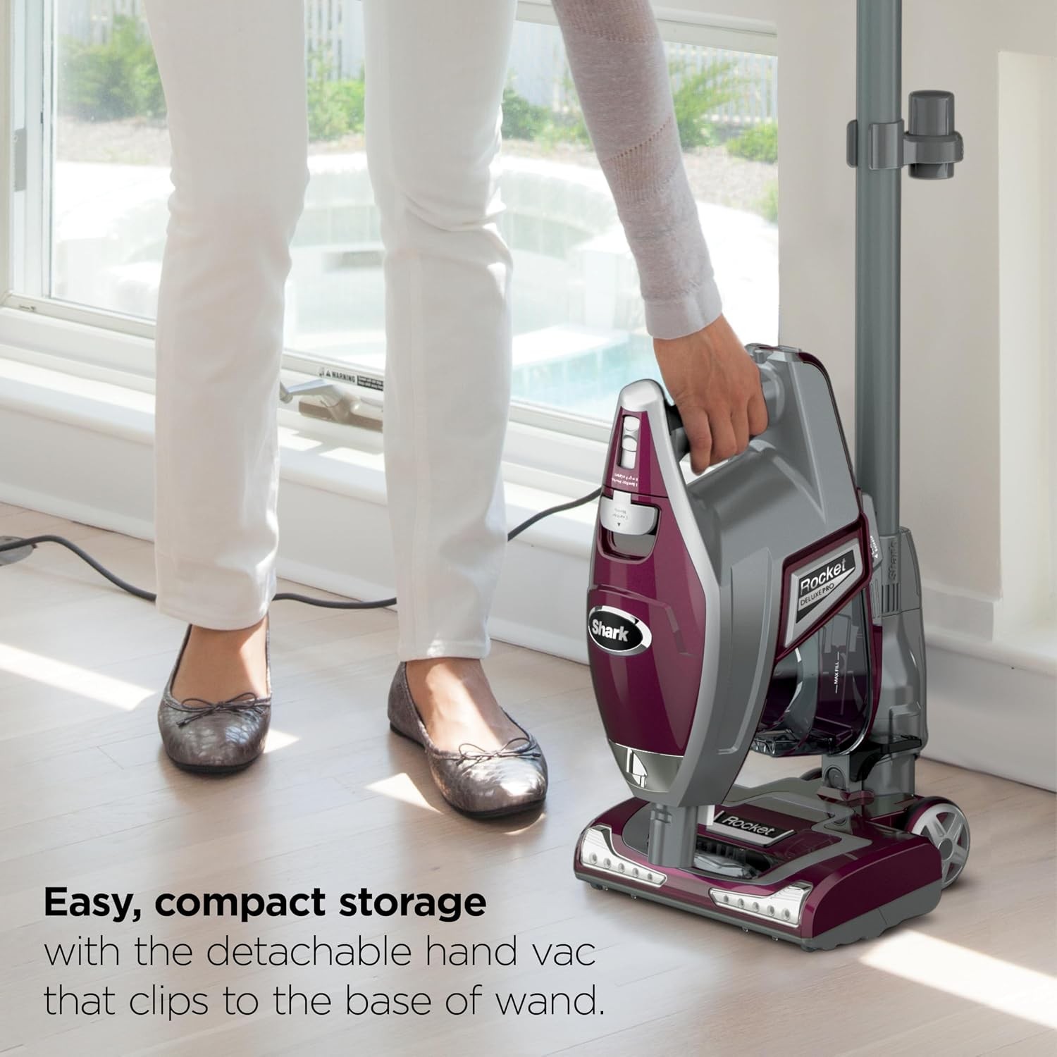 Corded Lightweight Stick Vacuum for Hard Floors & Carpets, Pet Hair Cleaner