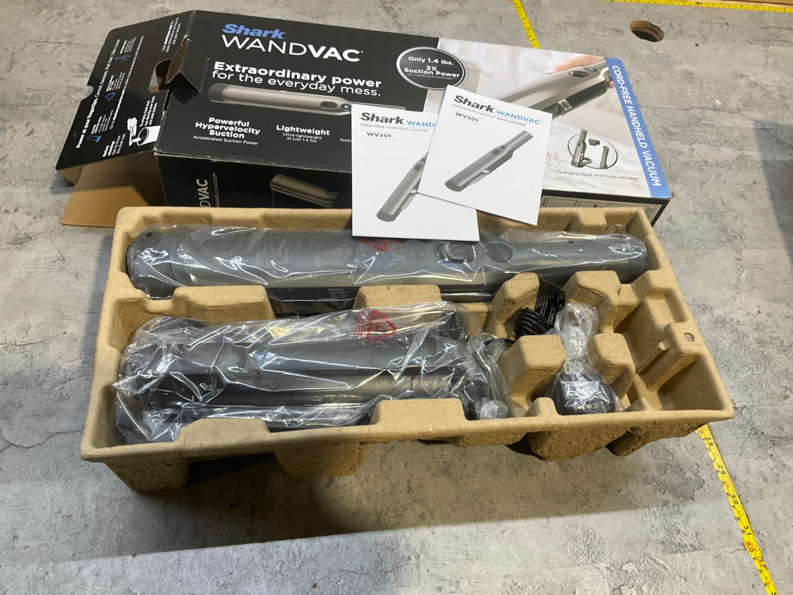 Shark WANDVAC WV201 Cordless Handheld Vacuum Lightweight Pet Hair