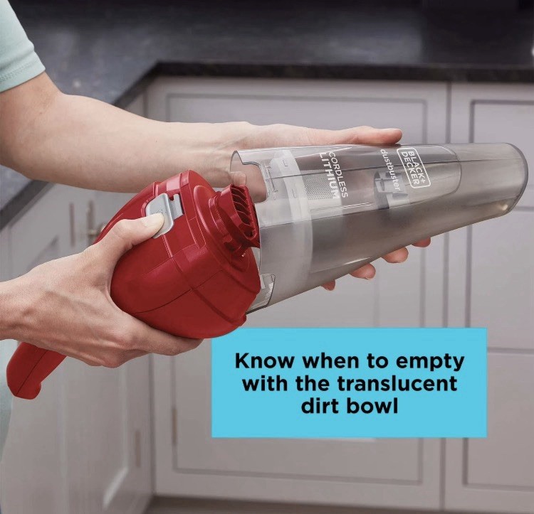 BLACK+DECKER Dustbuster Red/Black Handheld Vacuum Cleaner