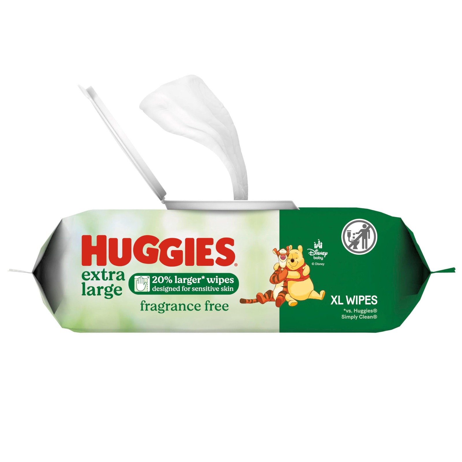 Huggies Extra Large Baby Wipes, Unscented, 1 42 Count (Pack of 1), White