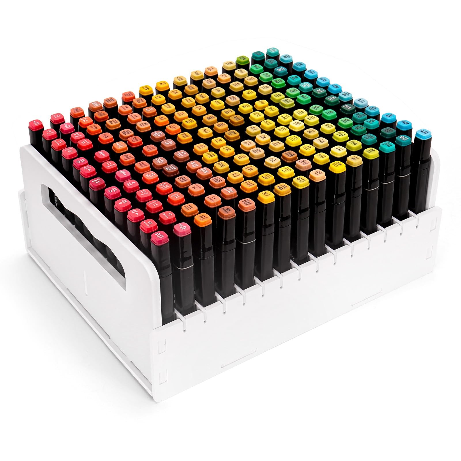 1 PCS 180 Slots Marker Pen Organizer Holder Desktop Craft Supply Rack