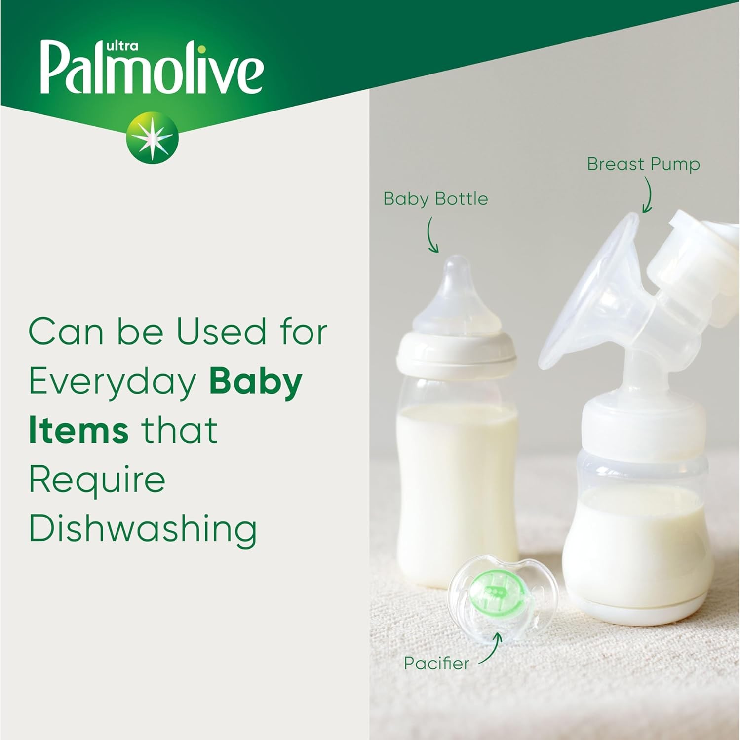 Palmolive Ultra Dishwashing Liquid Dish Soap, Pure + Clear Fragrance Free – 32.5