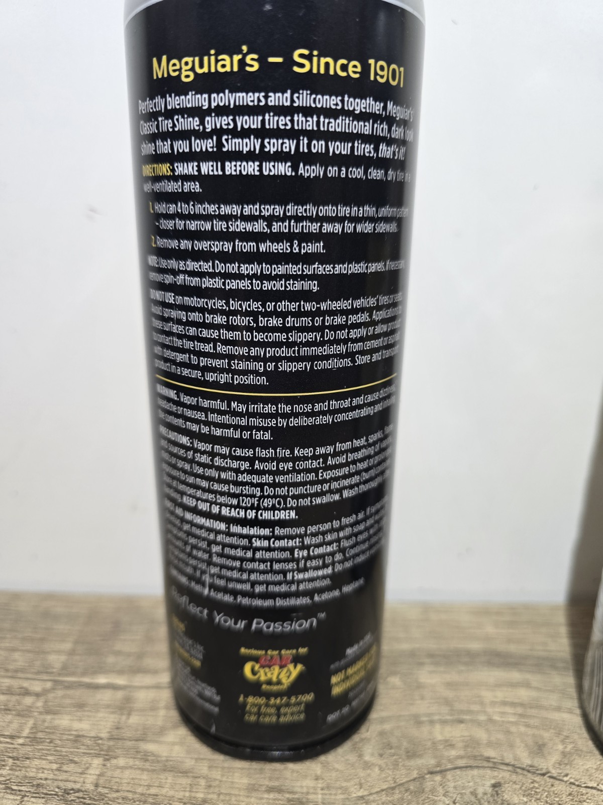 Meguiar’s Classic Tire Shine, 15 Ounce (Pack of 2) Keep Your Tires Looking NEW