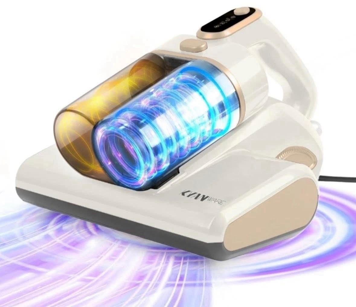 Mattress Bed Vacuum Cleaner 16Kpa Strong Suction,20ft Corded 600W Corded White