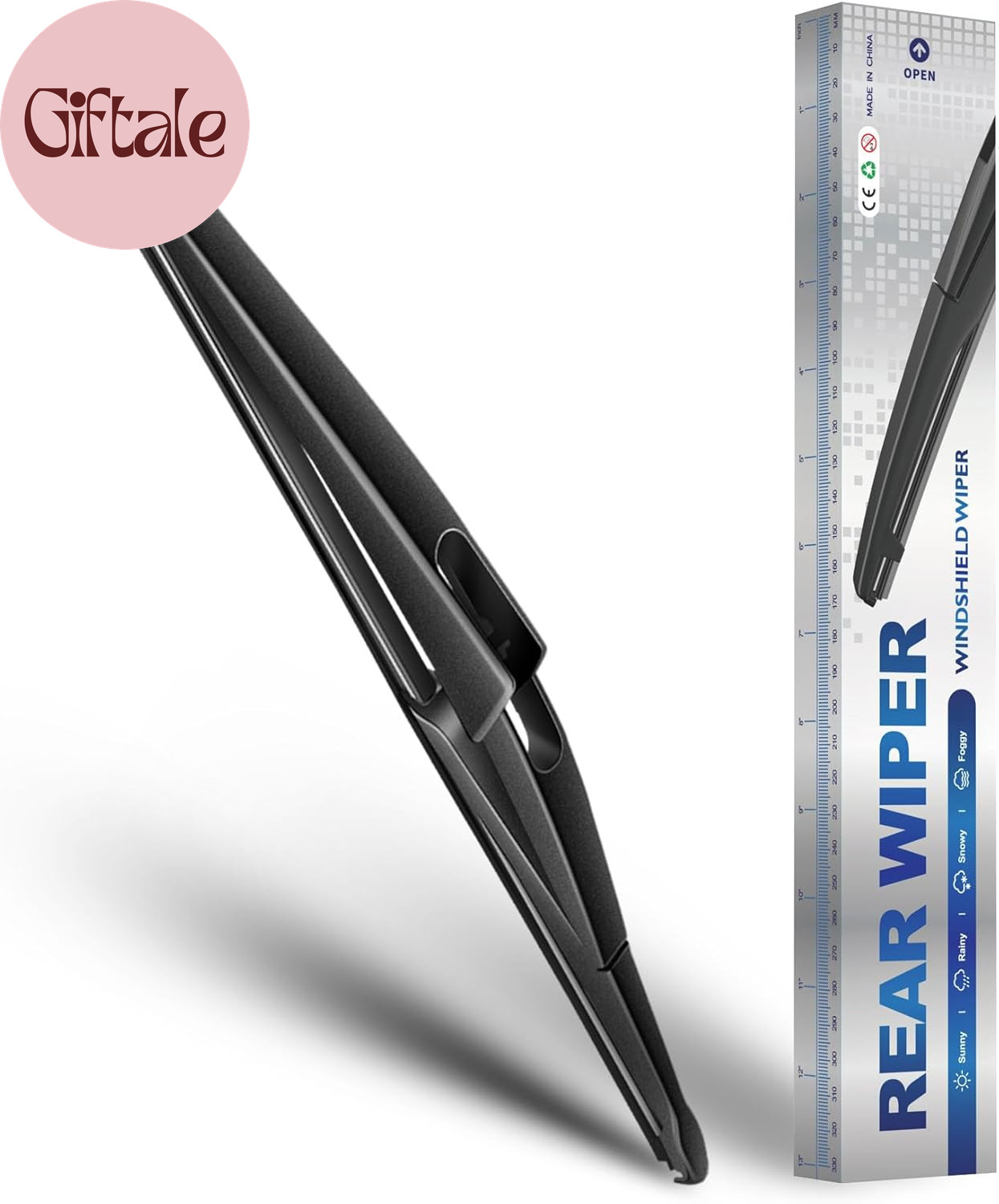 Rear Windshield Wiper for Kia Sportage 2017-2023, Streak-Free OEM Back Wipers Bl