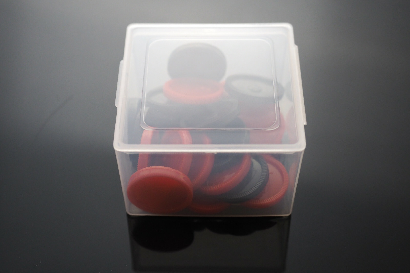 4PCS Square Plastic Storage Container Box DIY Coins Screws Jewelry Charms Travel