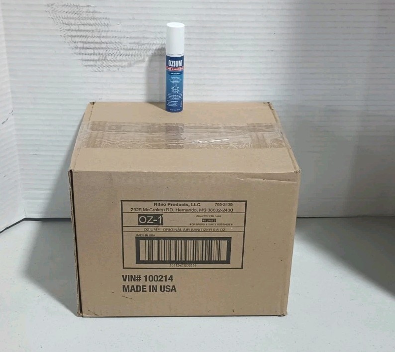 Lot Of 48 AIR SANITIZER OZIUM * Original * 0.8 oz Case Of 48 Made In USA
