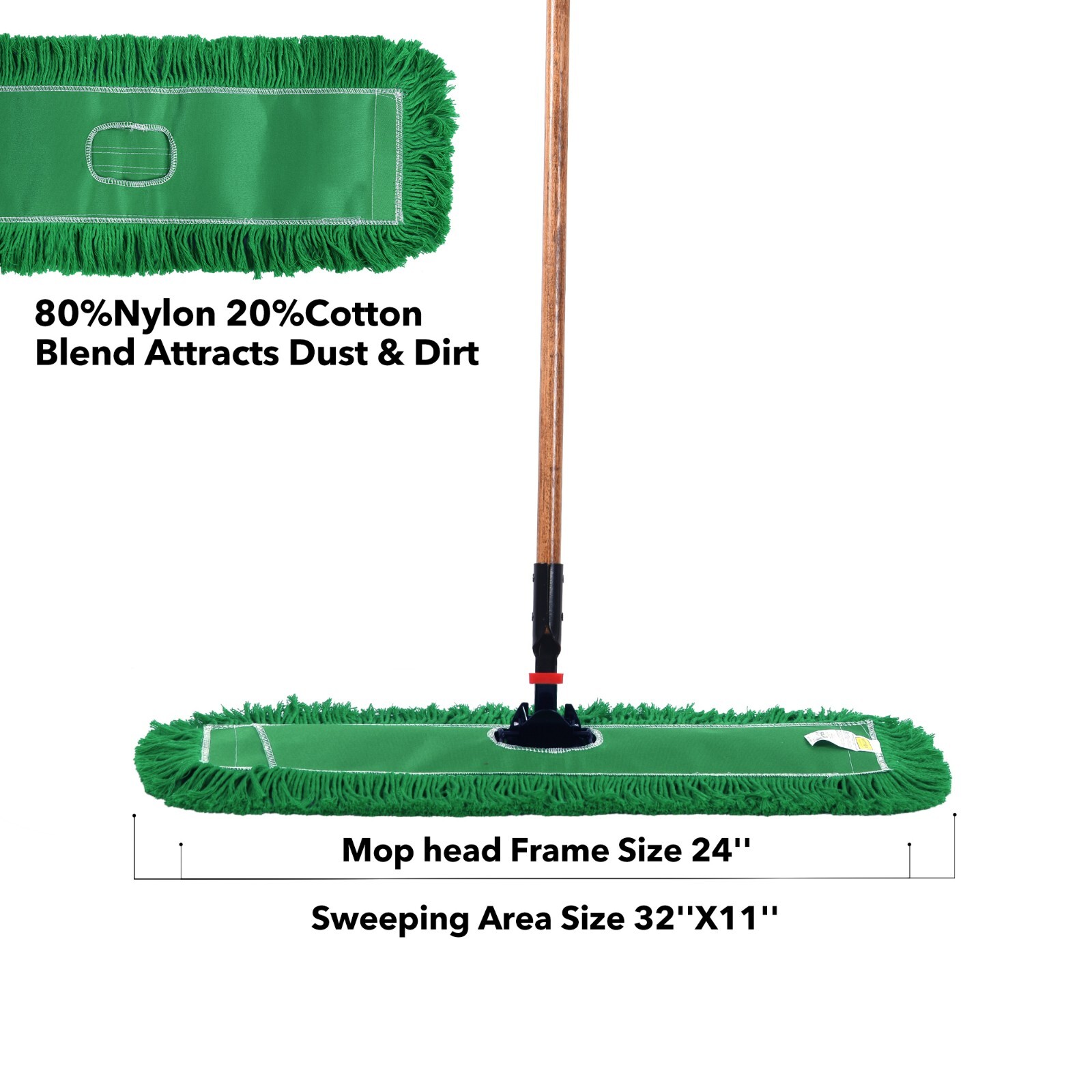 Professional Dust Mop Commercial Industrial Heavy Duty Head Refill