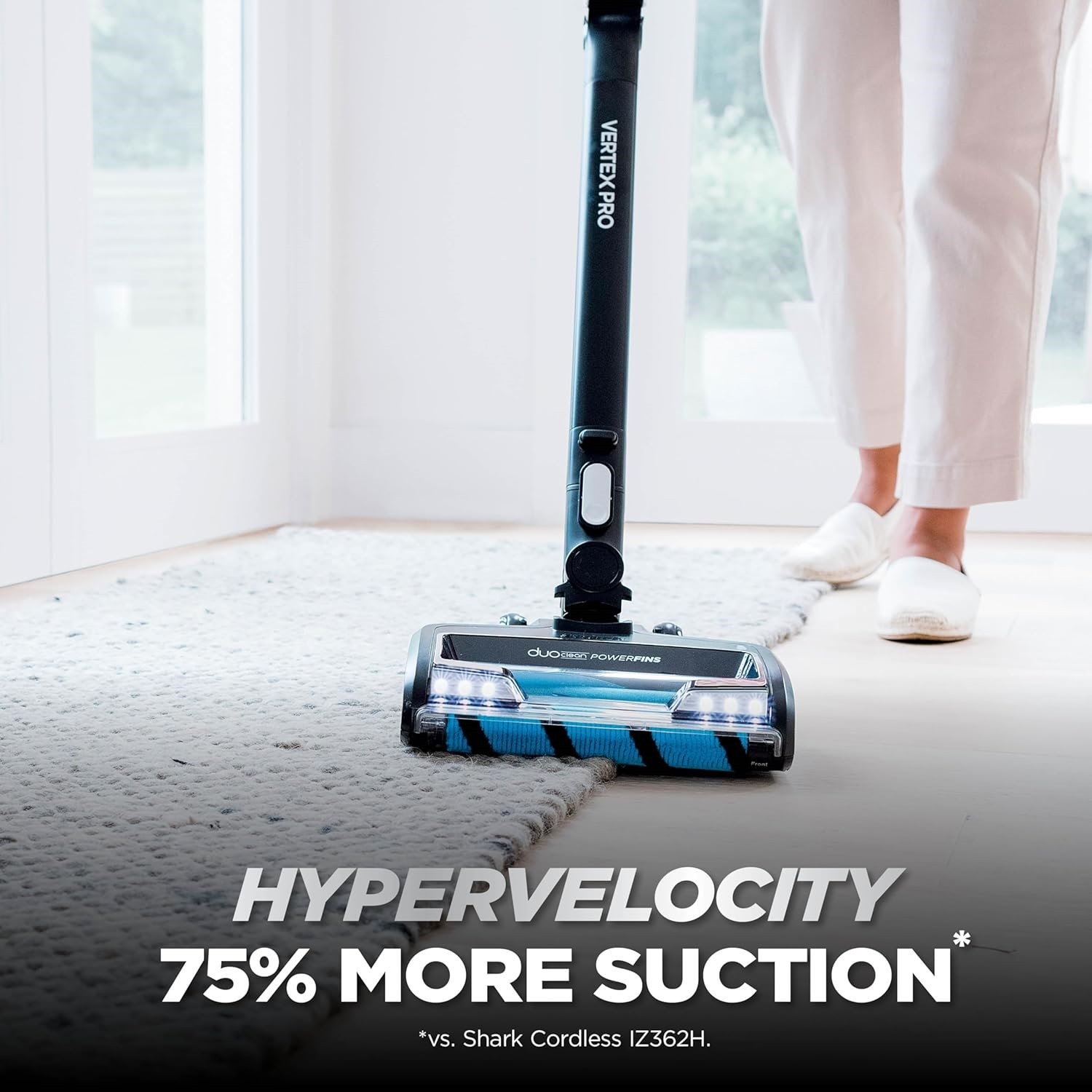 Shark Vertex Pro Cordless Lightweight Stick Vacuum Black/Silver IZ682H