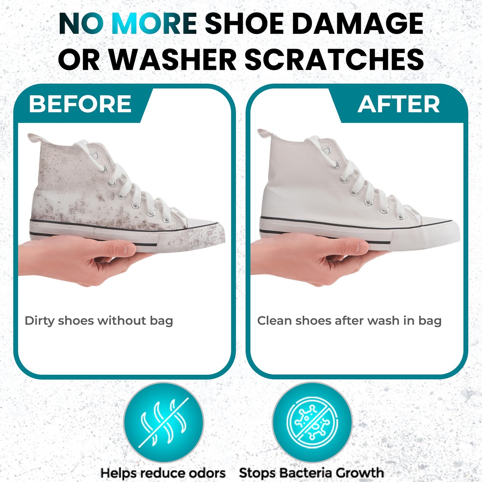 Shoe Washing Machine Bag – 2 Pcs Set – Resuable Shoe Bag for Washing Machine …