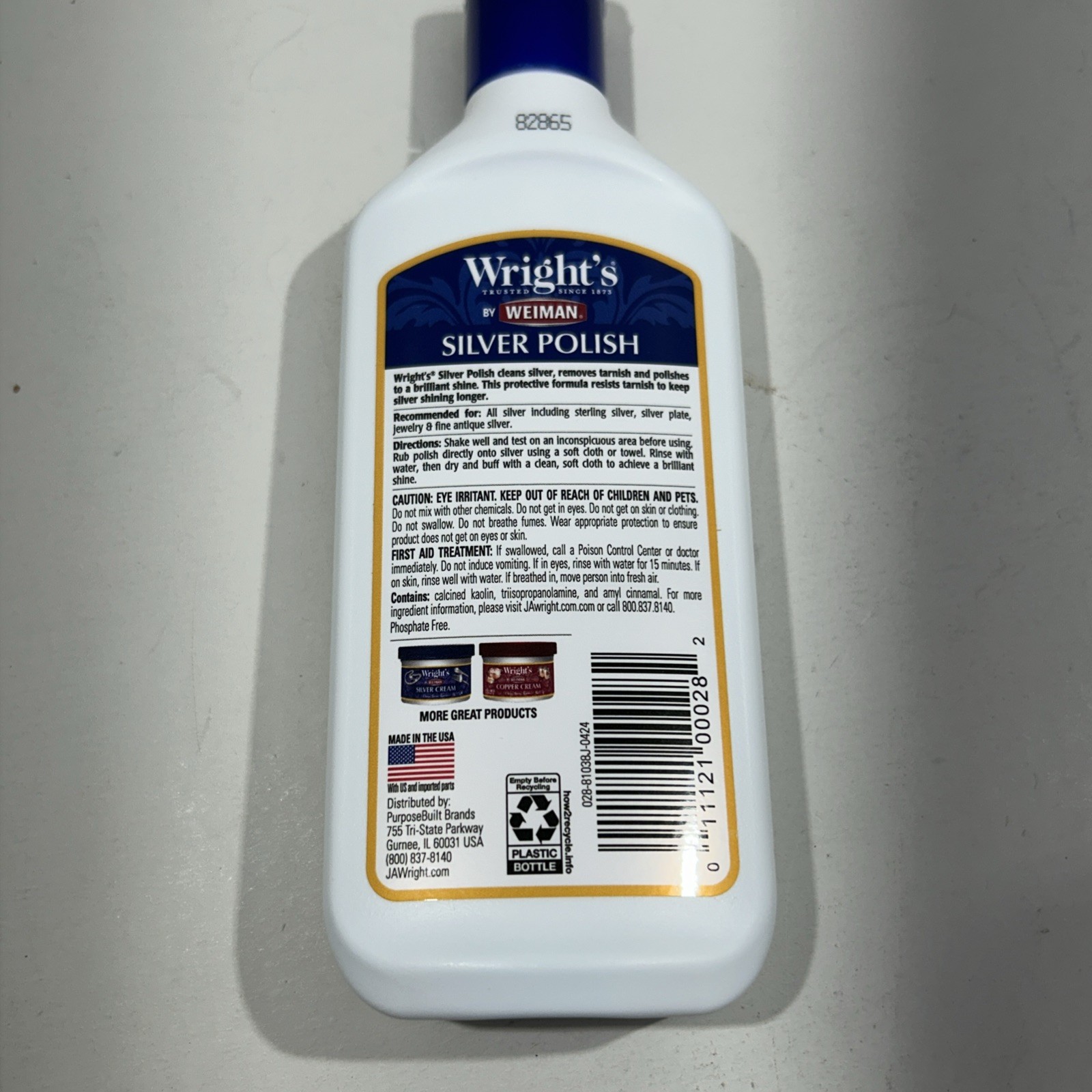Wright’s Silver Cleaner and Polish – 7 Ounce – Ammonia 7 Fl Oz (Pack of 1)