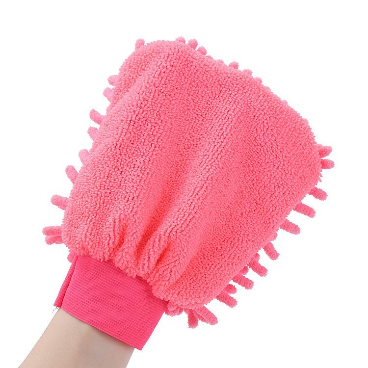 US Double-sided chenille car wash gloves, car cleaning gloves car cleaning tools