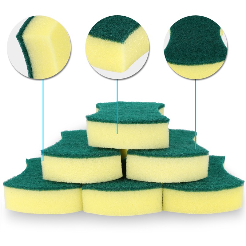 6~72Pack Scrub Scrubbing Sponges Kitchen Cleaning Non-Scratch Stove Dish Sponge