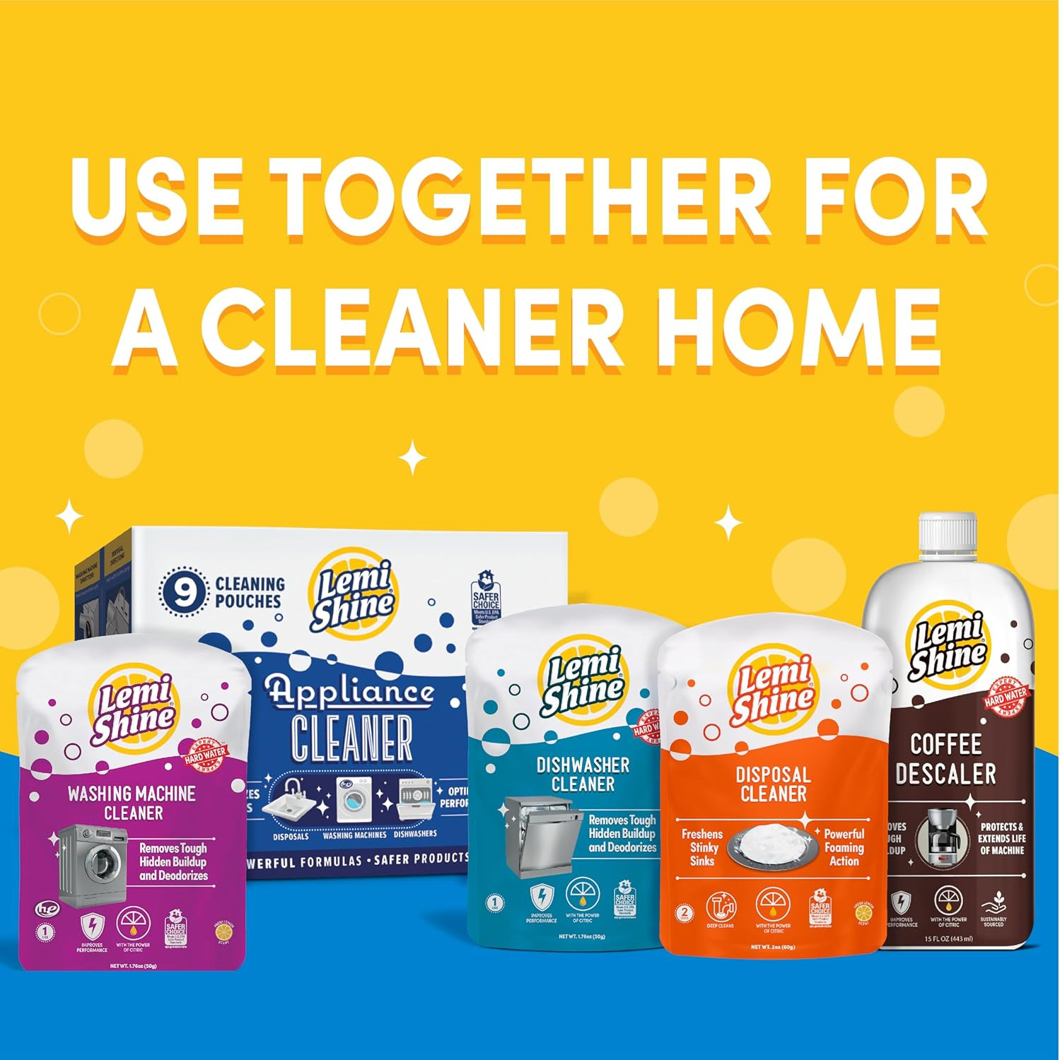 Appliance Cleaner & Deodorizer – Dishwasher, Washing Machine, and Garbage Dispos