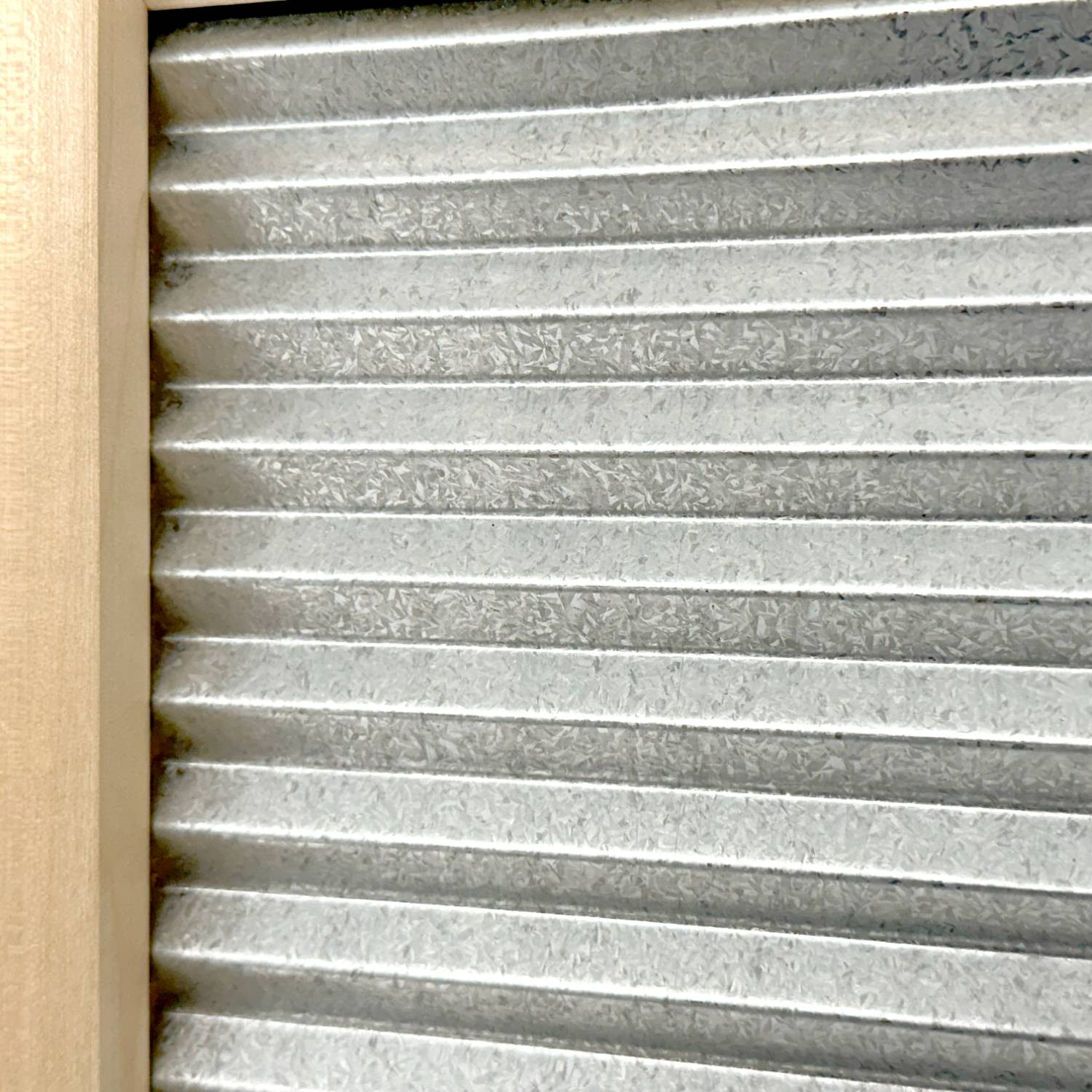 Lehman’s Galvanized Steel Manual Washboard, Rub-Lite, Wavy, V Crimp