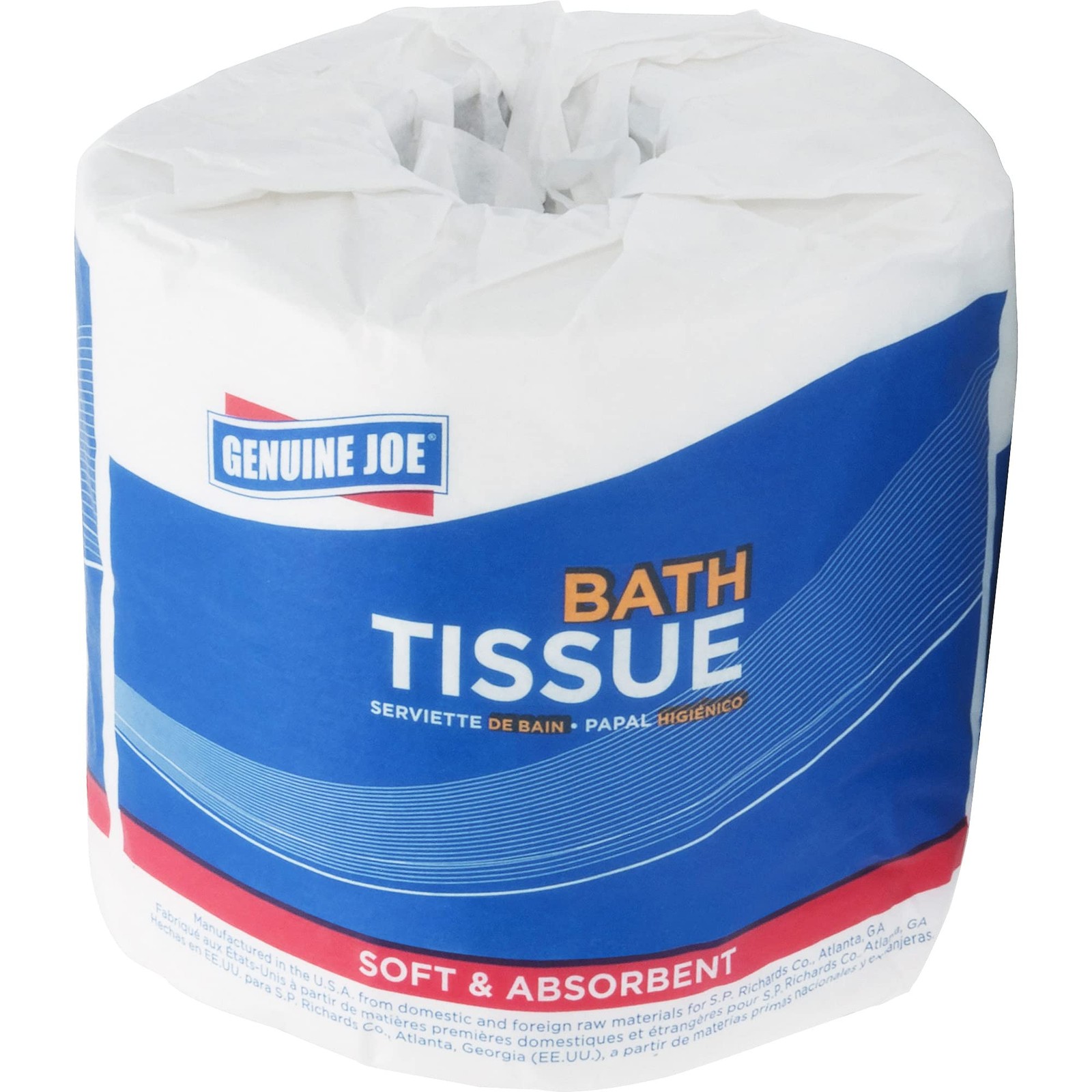 Standard Bath Tissue, 4″ x 4″, 2-Ply, 550 Sheets/Roll, 80 Count