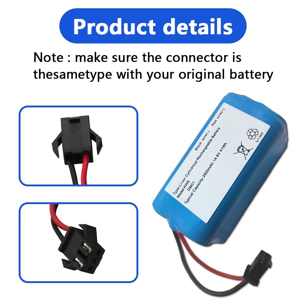 Replacement Battery For Eufy RoboVac 11S, 11S MAX, 15T, 30, 30C MAX, 15C,15C