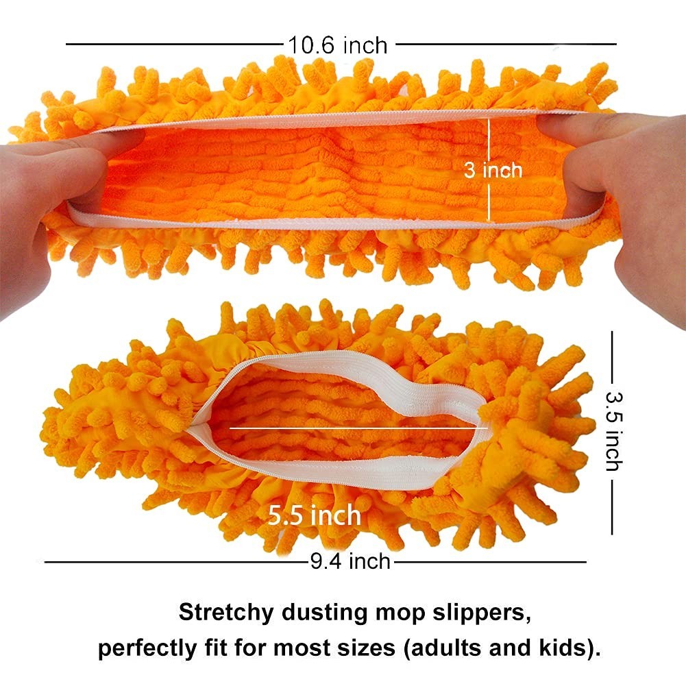 10 pares de mopas y cubrezapatos, calcetines de microfibra lavables multifunción