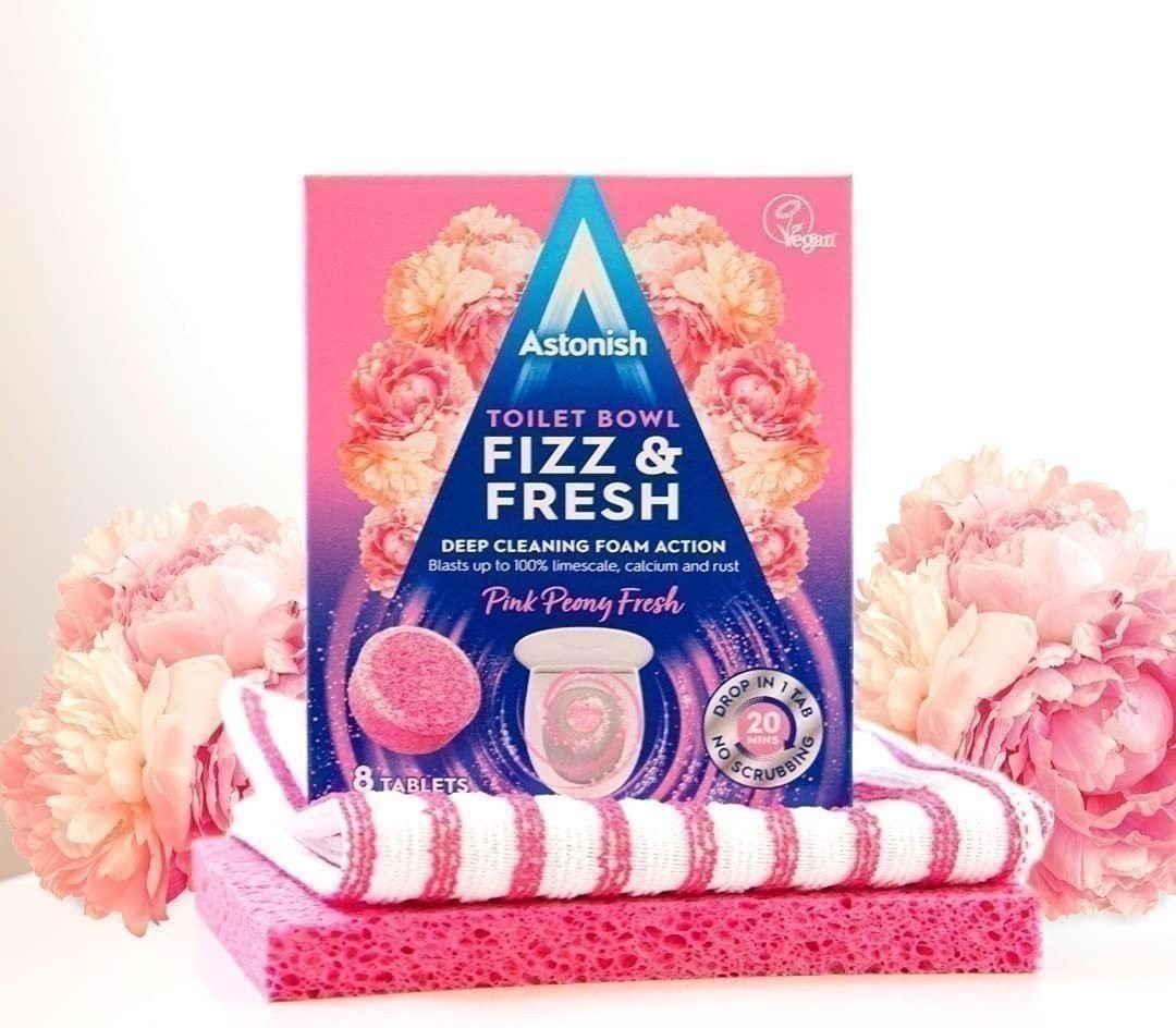 Astonish Foaming Eucalyptus Fresh Fizz & Fresh Bathroom Toilet Bowl Cleaner -…