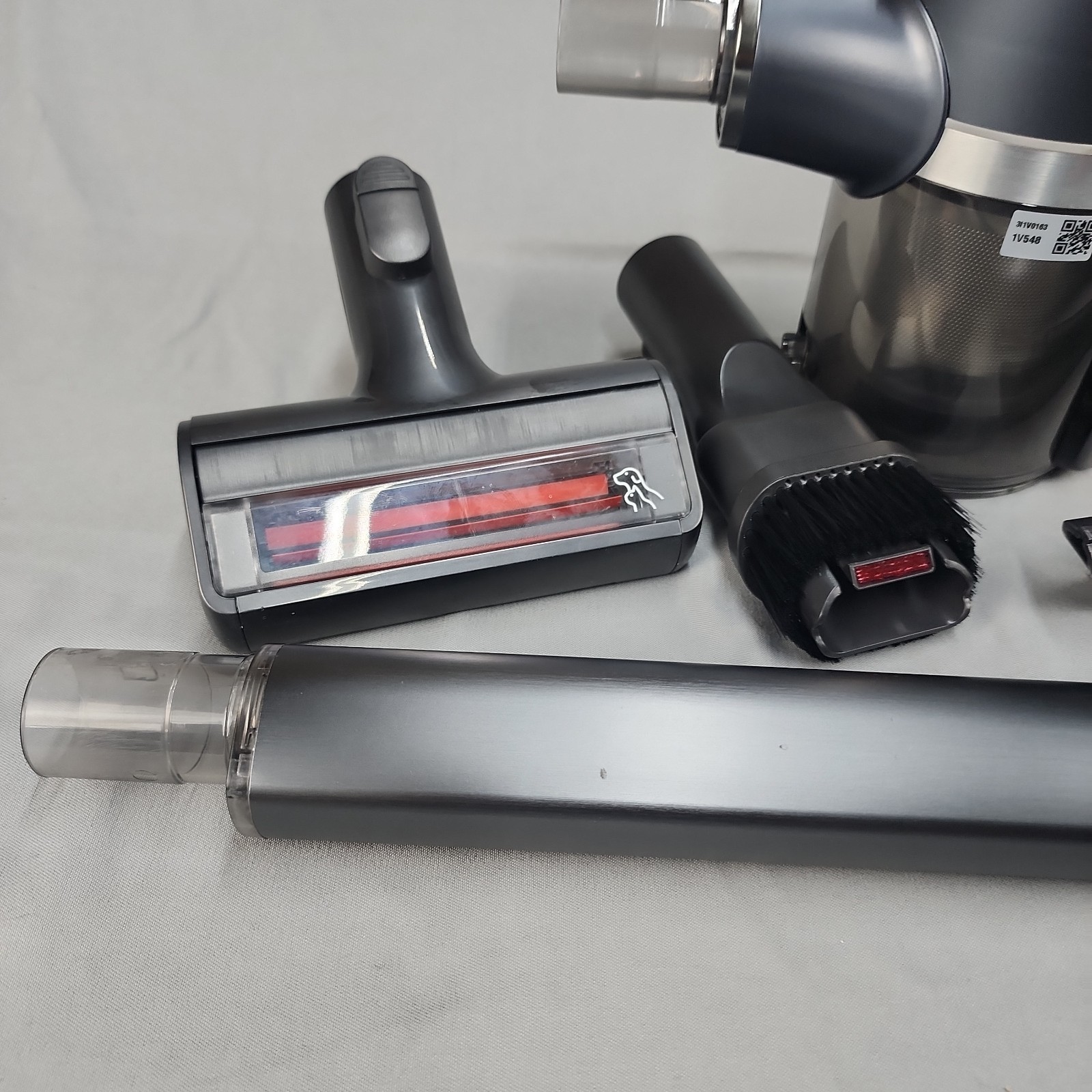 LG CordZero A9 A937KGMS Vacuum Motor Body Battery, Telescopic Wand & Attachments