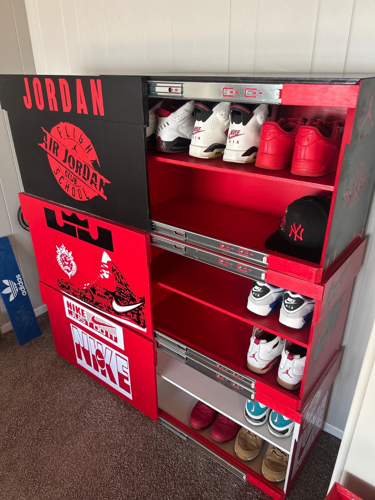Custom Nike Jordan LeBron Sneaker Storage Box