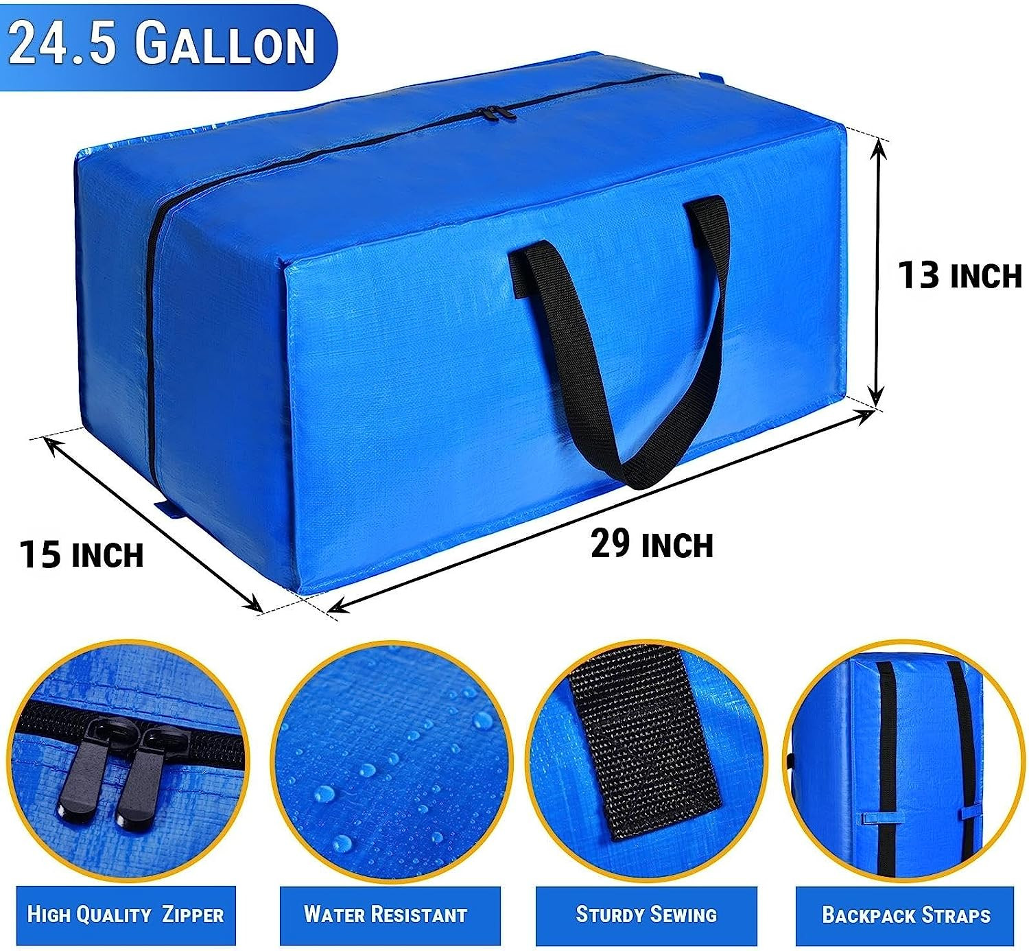 Moving Bags Heavy Duty Extra Large, 6 PACK Boxes for Moving Large and XL