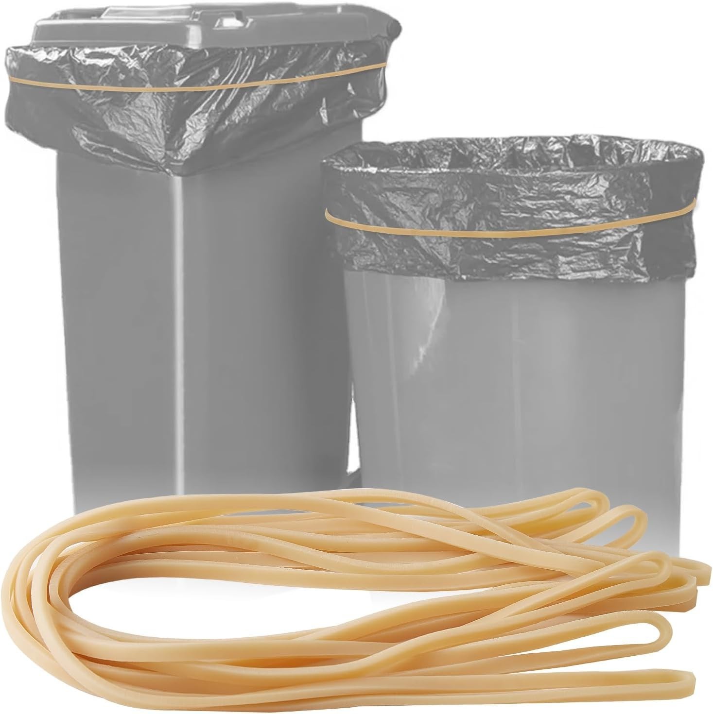 Rubber Bands for 32-55 Gallon Trash Cans(Value 3 Pack)