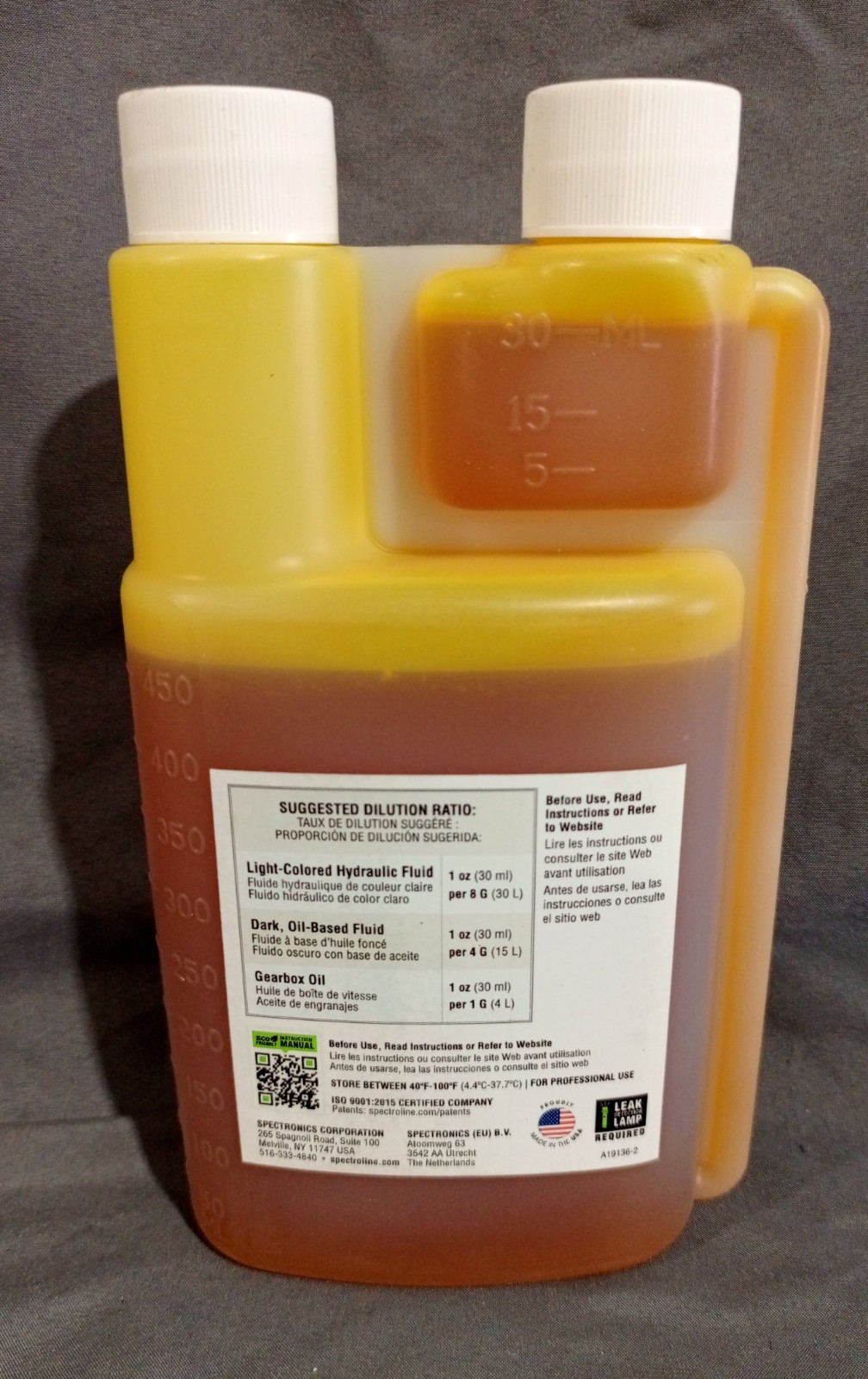Spectroline Oil-Glo Ultra SPI-OGG-16 16 Fl Oz