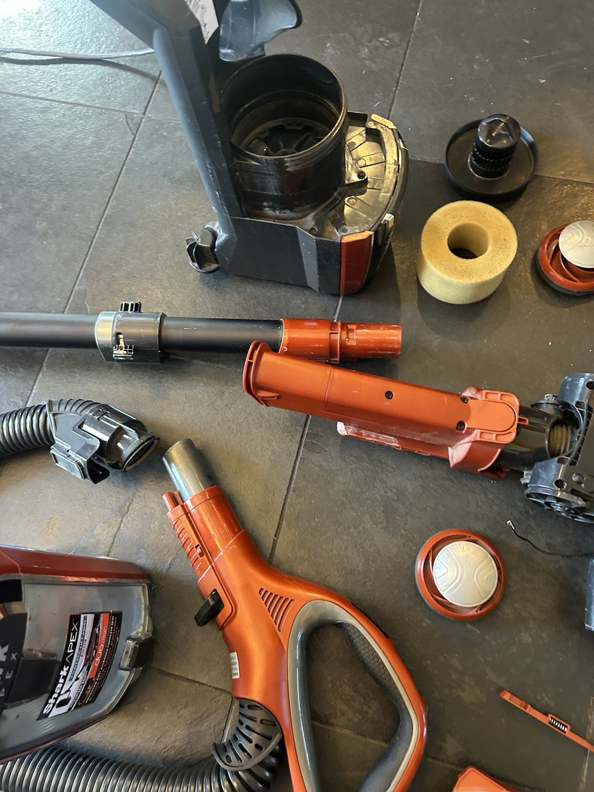 Shark APEX DuoClean Vacuum Pre-Owned Replacement Parts Brushroll Wheels READ!!!