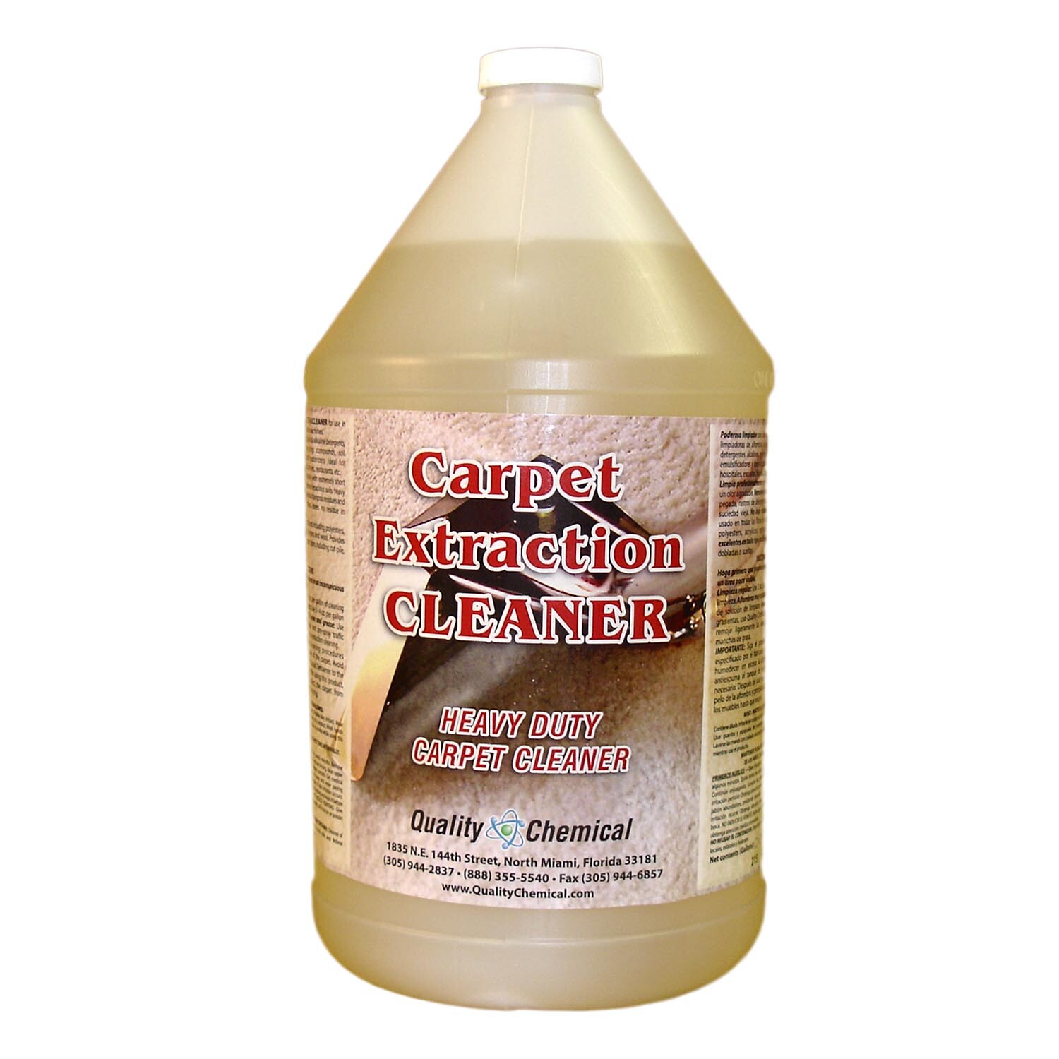 Commercial Carpet Extraction Cleaner and Shampoo – 1 gallon (128 oz.)
