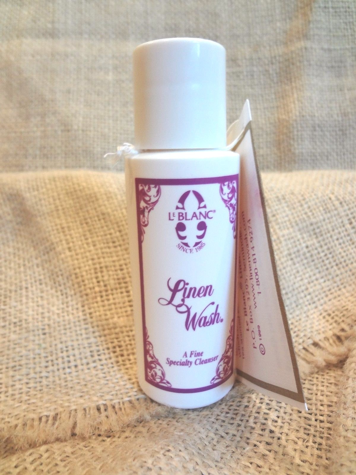 Le Blanc LINEN Wash – 2 FL. OZ ~ NEW with Wash Instructions