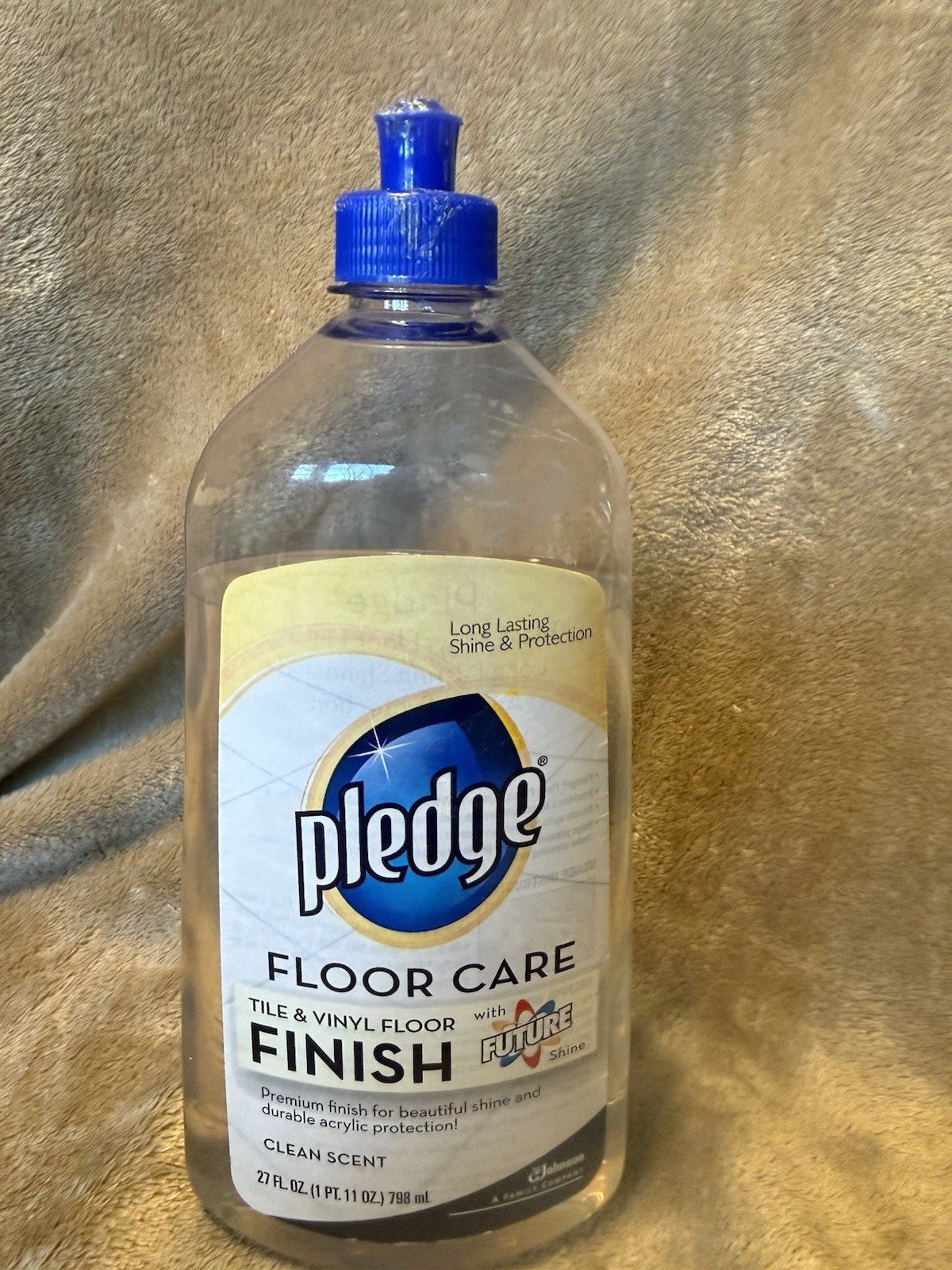 Pledge Future Shine Premium Floor Finish 27oz Johnson Discontinued *READ* USED