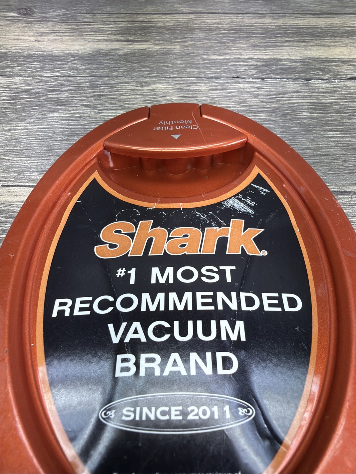 SHARK ROCKET PRE FILTER TOP COVER CAP LID HV301 HV302 HV303 Orange