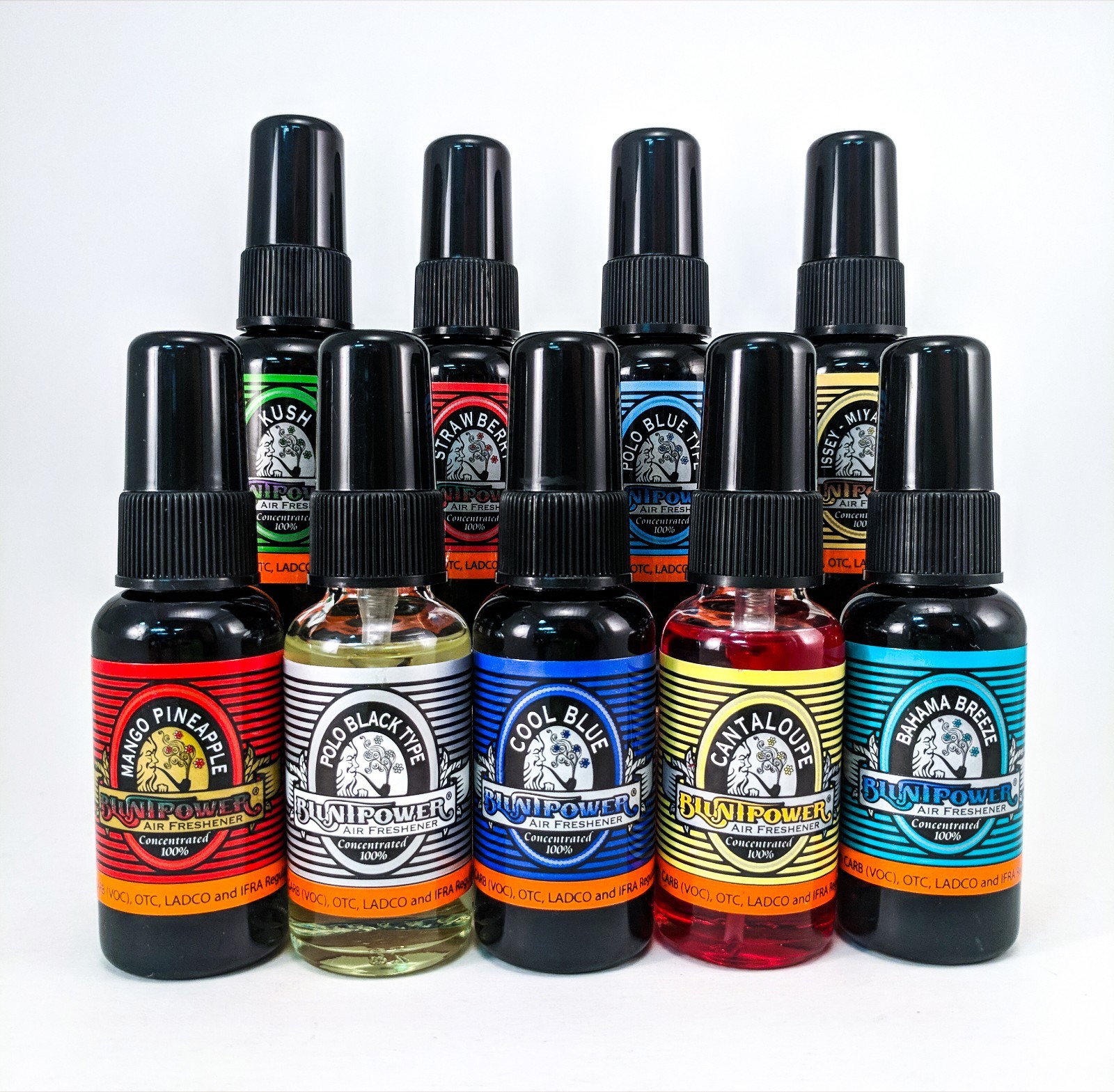 Blunt Power Spray 1 Oz, 100% Concentrated Room Car & Air Freshener, 2 PACK