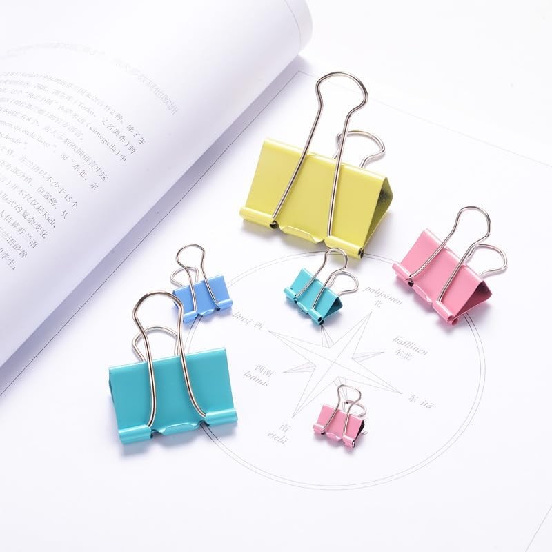 170 Pcs 4 sizes, 0.59in, 0.75in, 1 in, 1.26 Blue, Pink, Yellow, Green