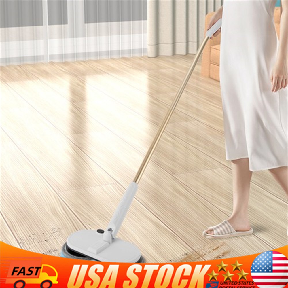 Cordless Electric Mop Spin Mops for Floor Cleaning Dual Spinning Scrubber NEW