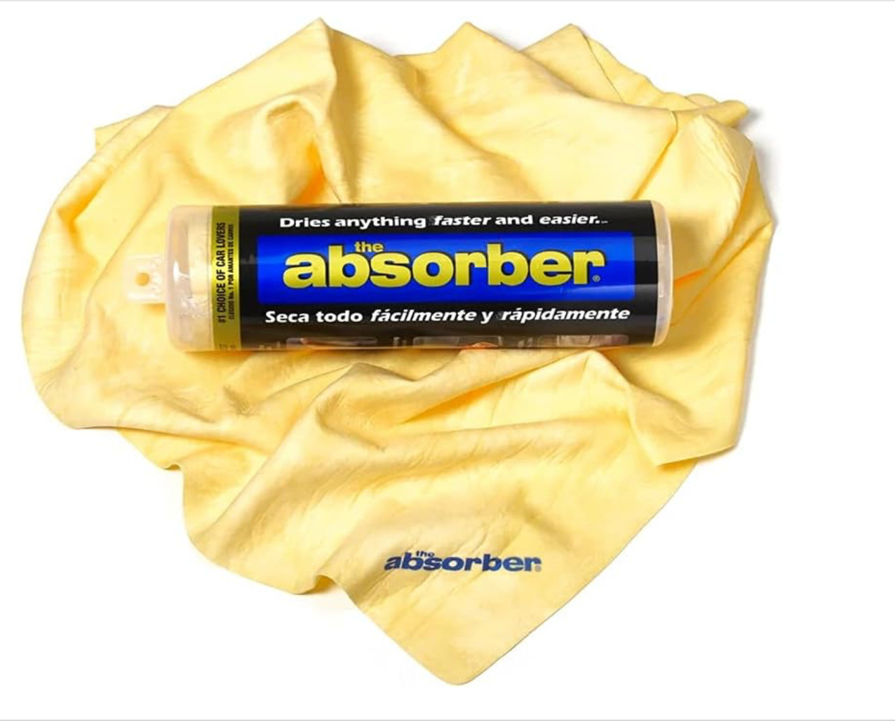 the absorber Large 27-Inch x 17-Inch, Natural Tan – Synthetic Drying Chamois…
