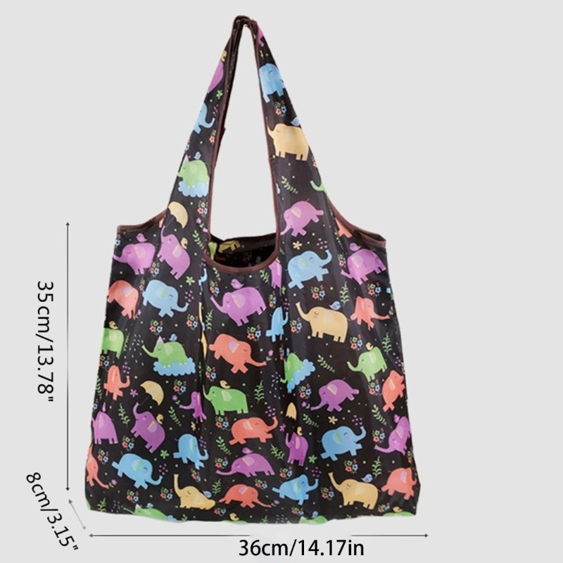 Foldable Shopping Bag Tote with Spacious Interior Great for & Necessities