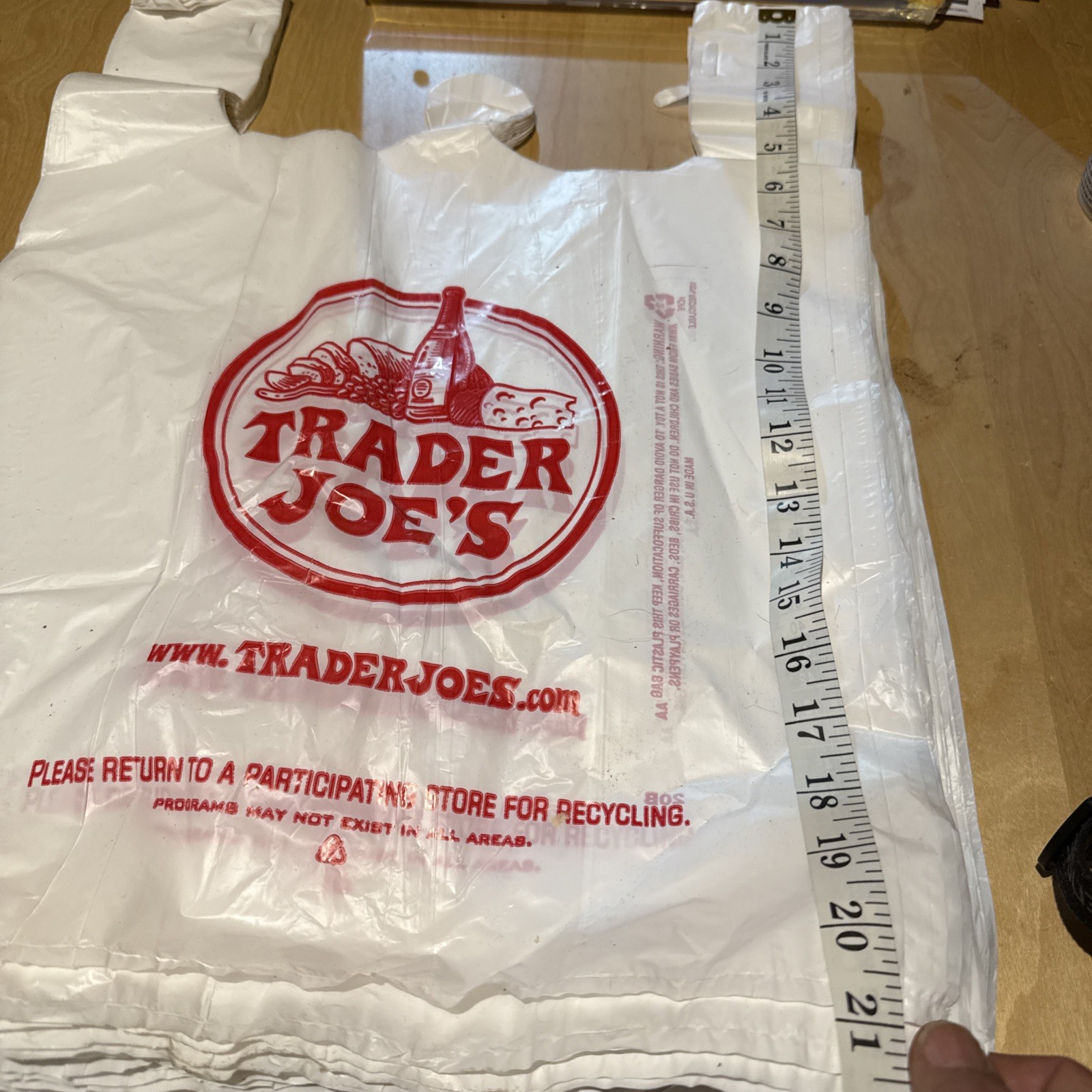 Lot 132 Bags Trader Joe’s Discontinued 132Plastic Bags
