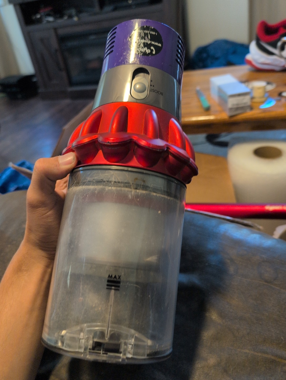 Genuine Dyson V10 SV12 Main Body Motor Cyclone Vacuum No Battery Dust Dirty