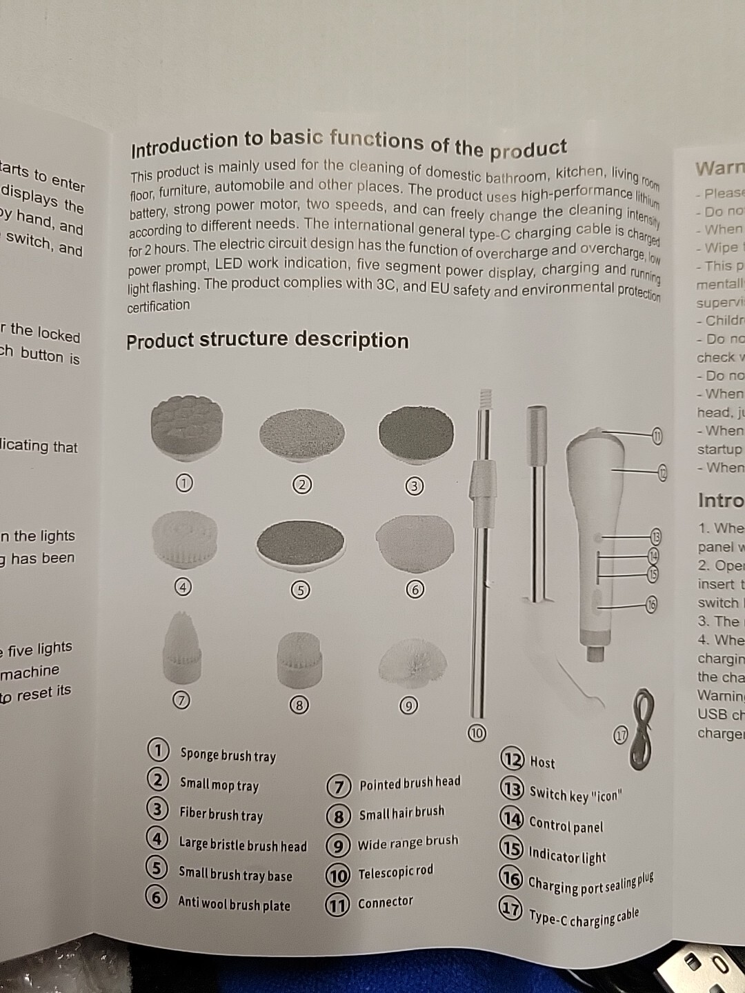 9 In 1 Electric Cleaning Brush Wireless Expandable