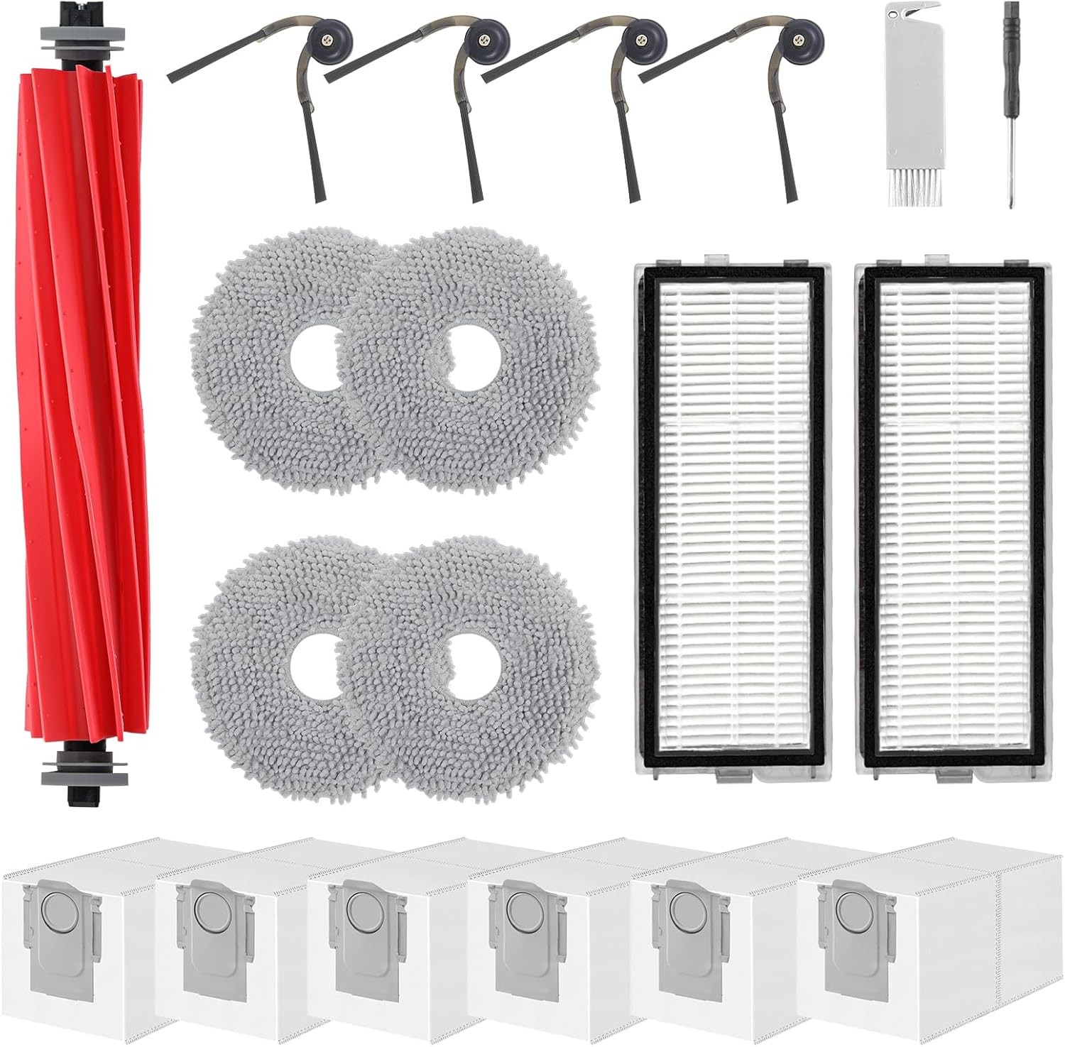 Accessories Replacement Kit for Roborock Qrevo Serie – QV 35A/QV 35S, QR 598/QR