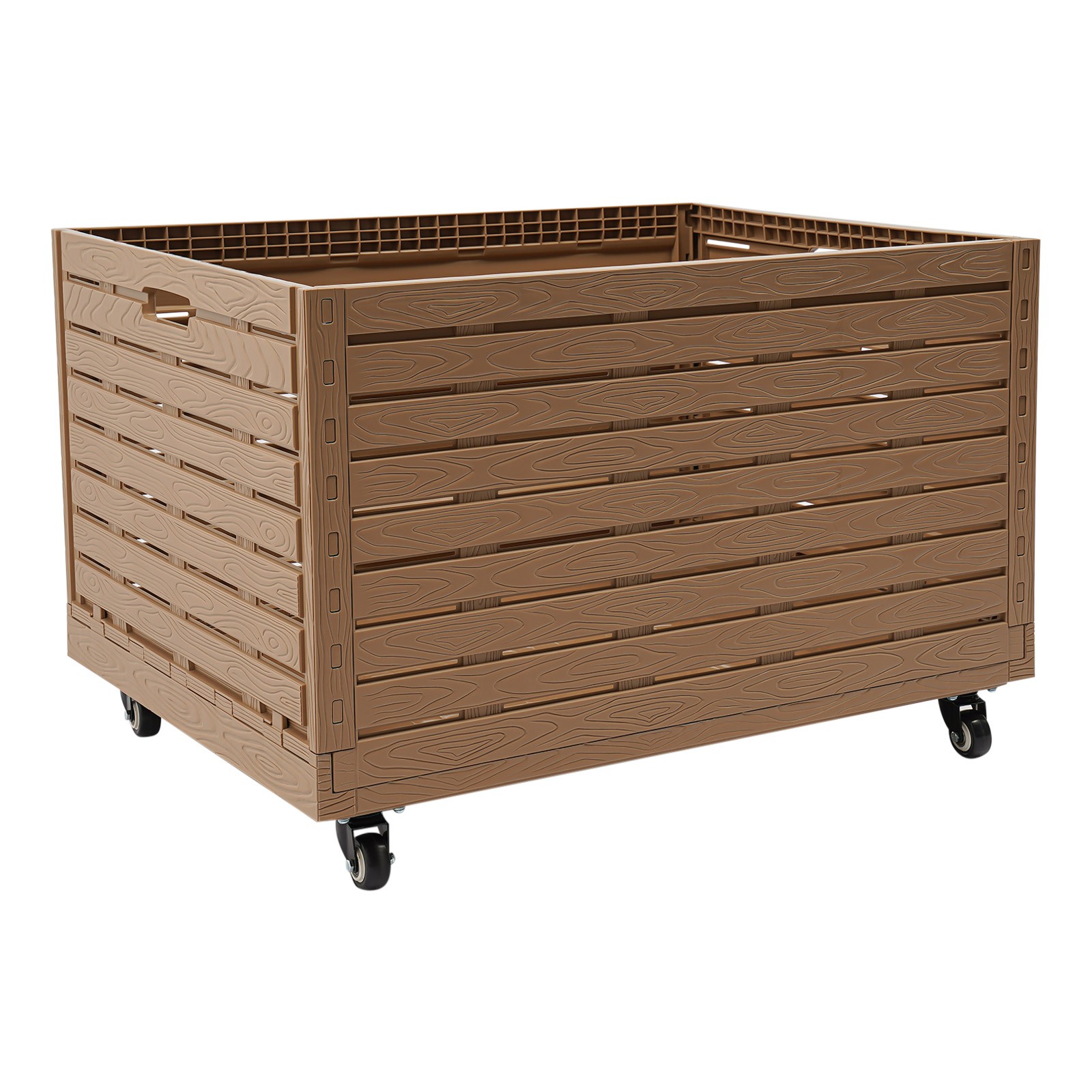Large Capacity Folding Storage Collapsible Plastic Vegetables And Fruits Baskets