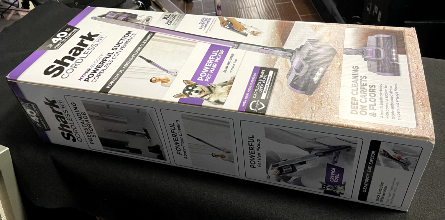 Shark IX141H Pet Cordless Stick Vacuum with Anti-Allergen open box!!!!