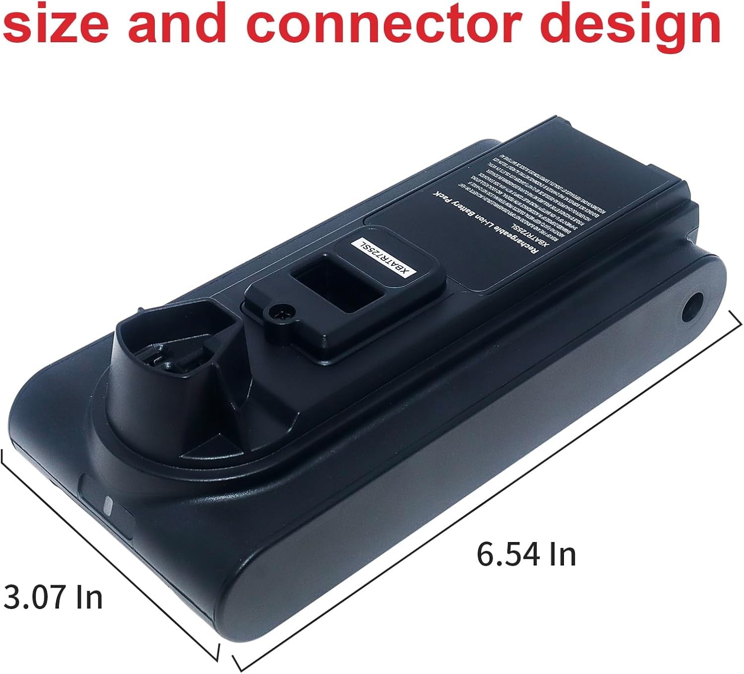 XBATR725SL Battery Replacement for IZ840H IZ862H UZ865H 1Z862HC UZ865HCCO Shark