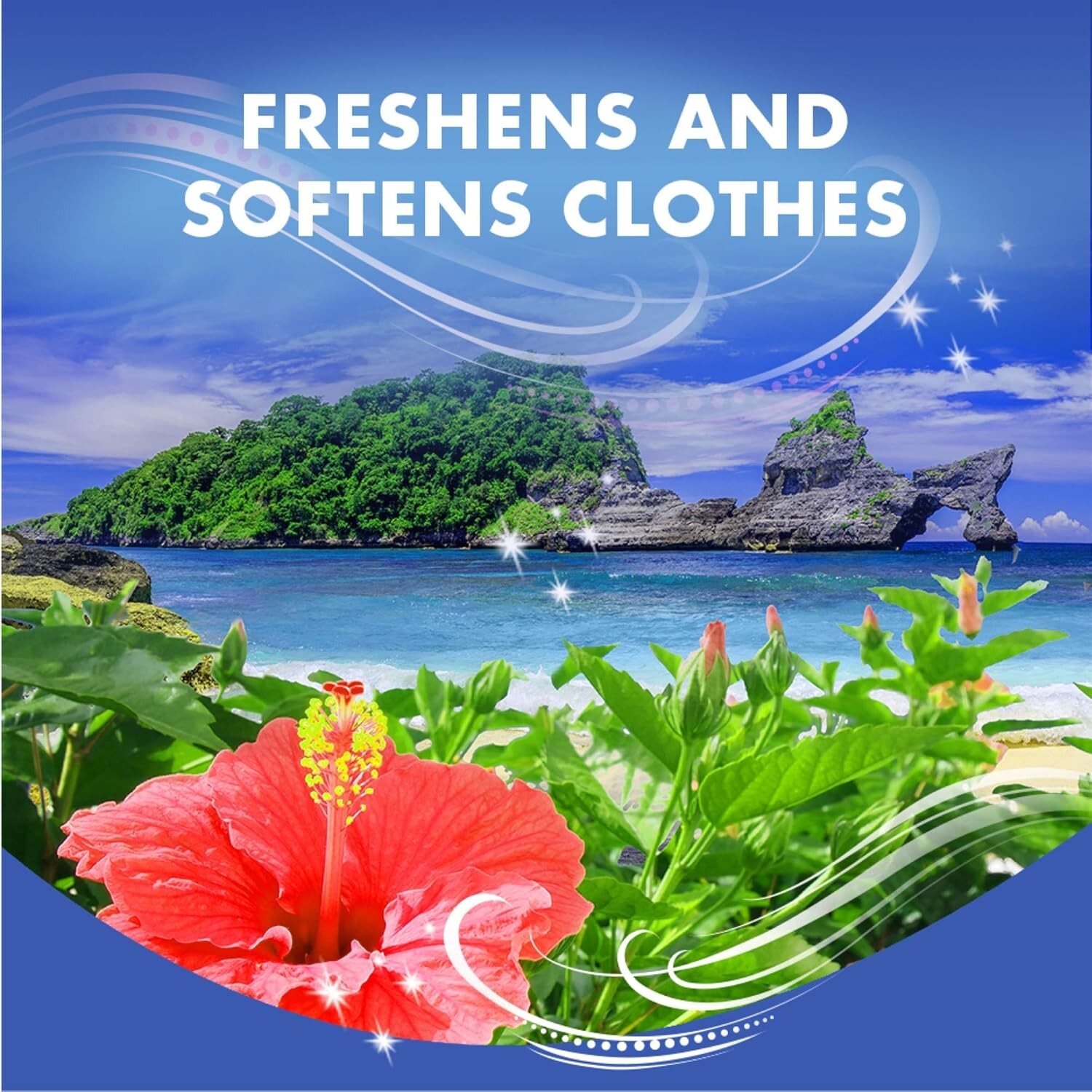 Tropical Paradise Fabric Softener Sheets – 100 Count for Soft, Fragrant Laundry