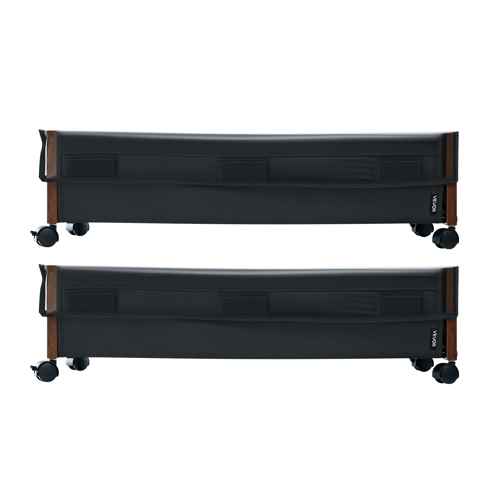 VEVOR Under Bed Storage with Wheels 25.6×18.1×7.1 Inch Rolling Storage Bags