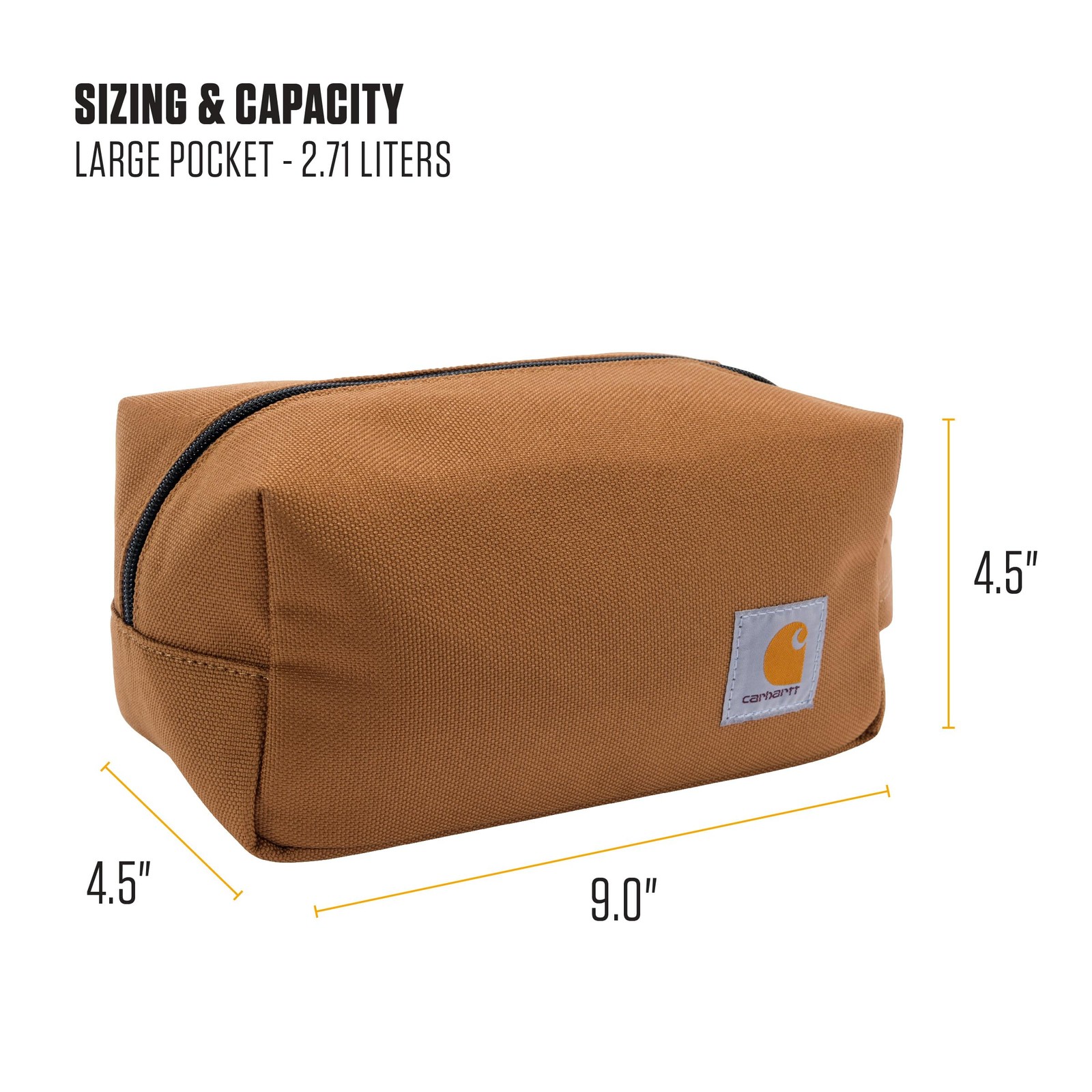 Carhartt Durable Travel Kit, Organize Essentials W/the One Size, Industry Red