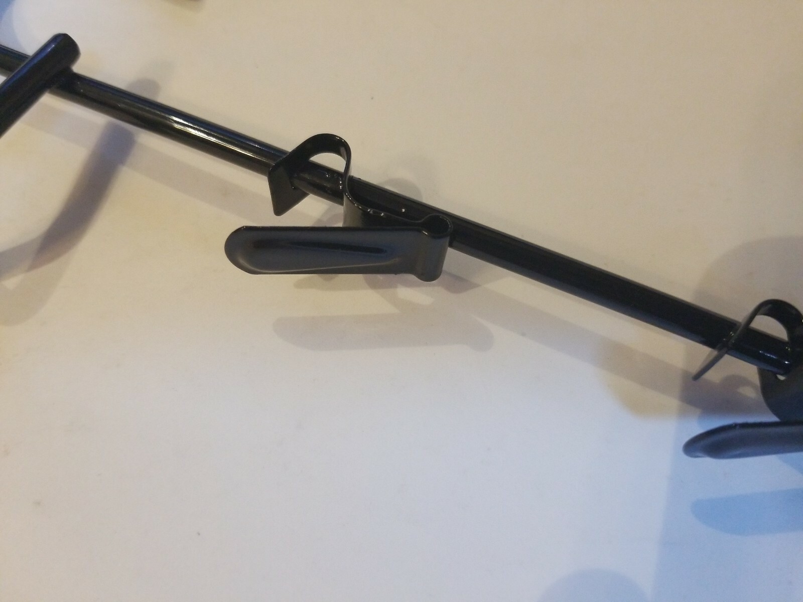 Ace 5 in. H x 5 in. W x 3 in. L Black Accessory Clip Strip Metal, lot of 10